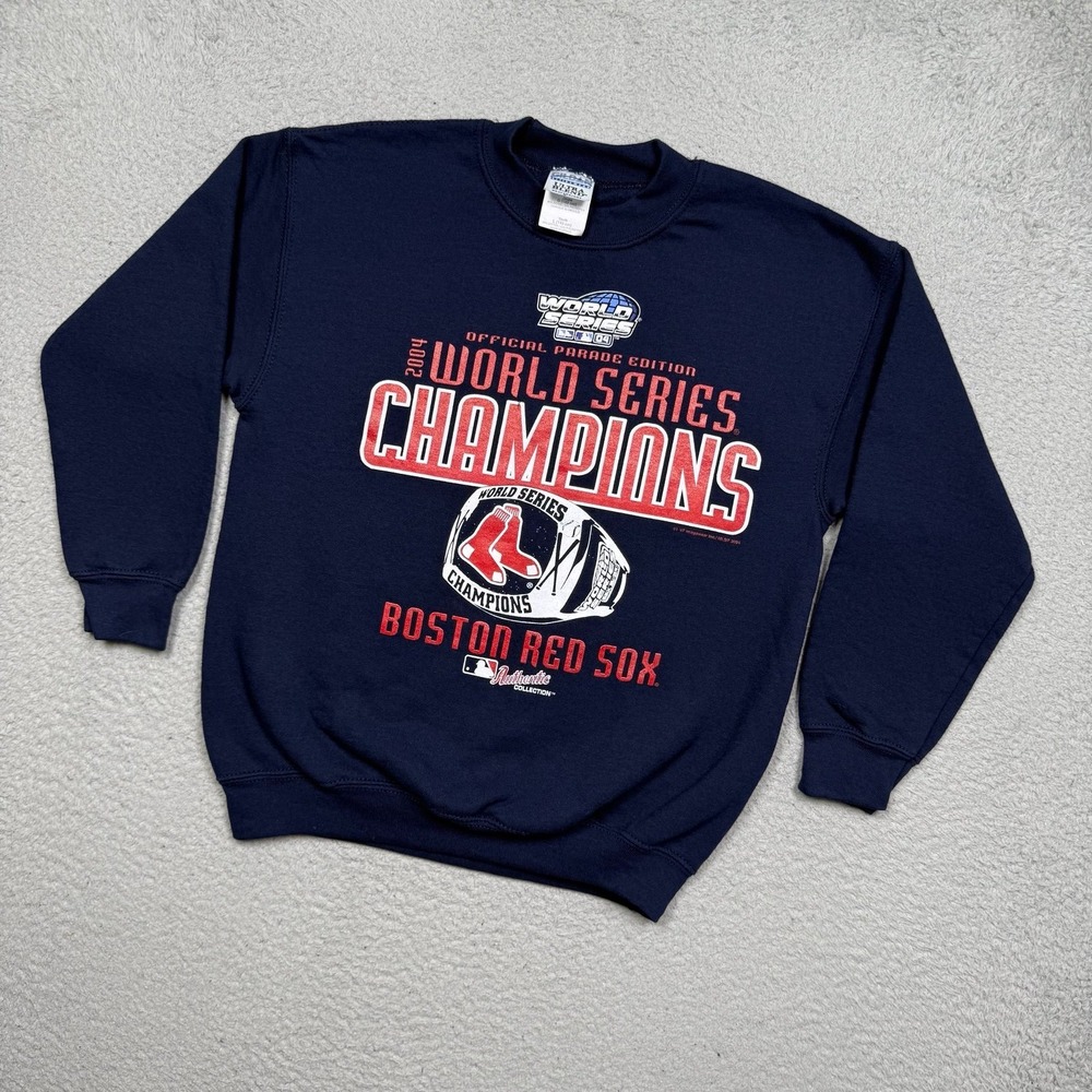 Kids‎ Vintage 2004 Boston Red Sox MLB Crewneck Sweatshirt